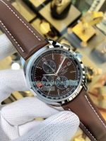 Breitling Premier Chronograph 42 Replica Watch Brown Dial Brown Leather Strap